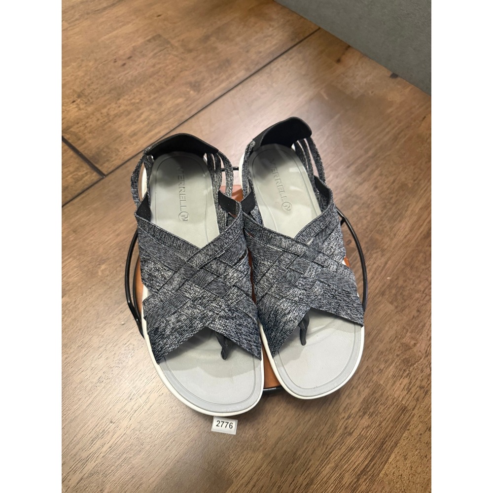 Merrell Terran Cross II Sandals Womens 8 Black Grey Heather J98808 Outdoor